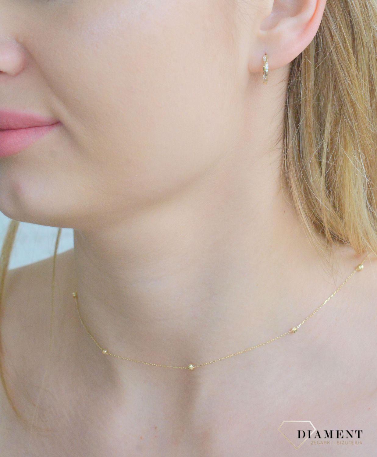 Złote kolczyki damskie 375 koła z cyrkoniami KL 11251 375.jpg